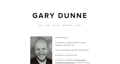 Desktop Screenshot of garydunne.com